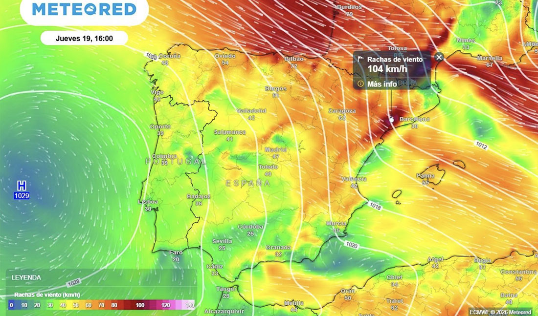 Meteored alerta: lluvias intensas, nieve y viento fuerte afectarán a España durante esta semana