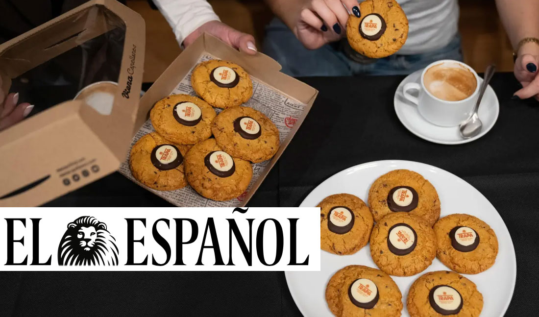 El Español destaca la colaboración entre Viena Capellanes y Chocolates Trapa para crear una galleta artesana crujiente, tierna y fundente