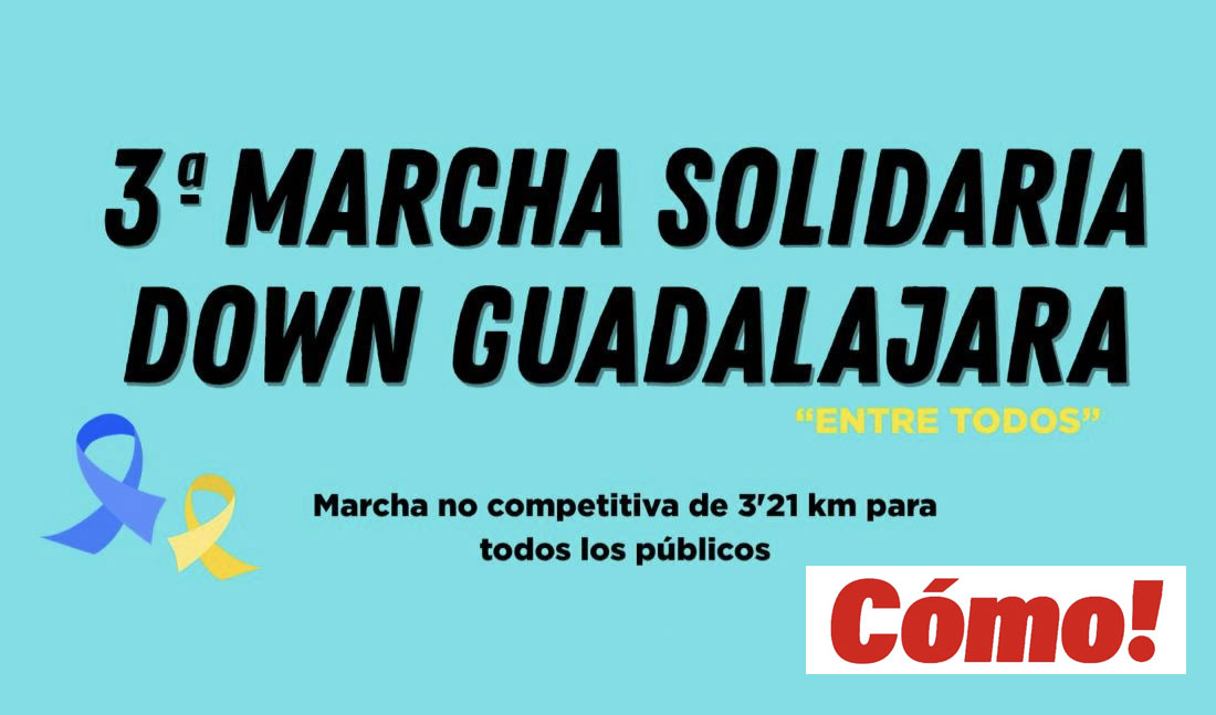 Diario Como recoge el patrocinio de 123tinta.es en la III Marcha Solidaria Down Guadalajara