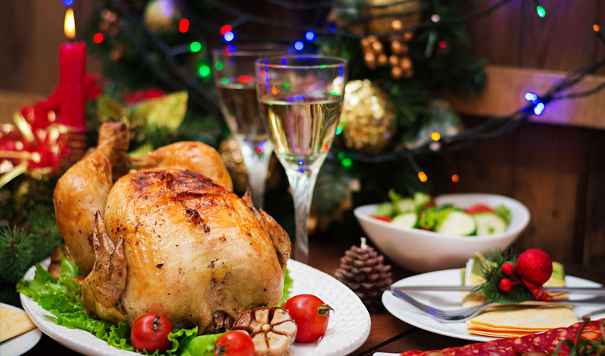 Pavo relleno con picadillo de chorizo de Recetín